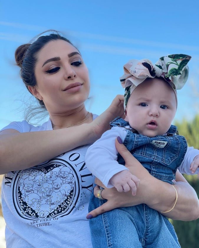 Լիլուն դստեր հետ, լուսանկարներ