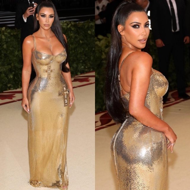 Քիմ Քարդաշյանի VERSACE ոսկեգույն զգեստը իսկական ֆուրոր առաջացրեց...