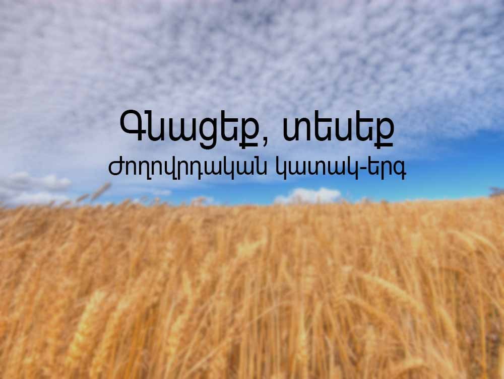 Գացեք, տեսեք - Ժողովրդական կատակ-երգ