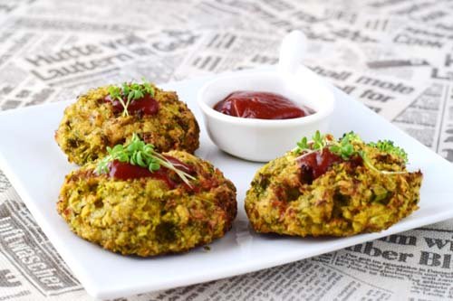 Կոտլետներ բրոկոլիով