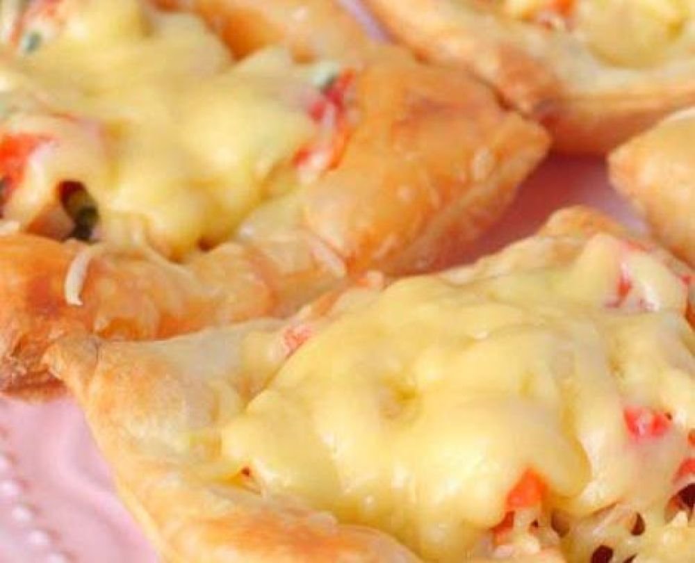 Շերտավոր խմորներ հավի ֆիլեով