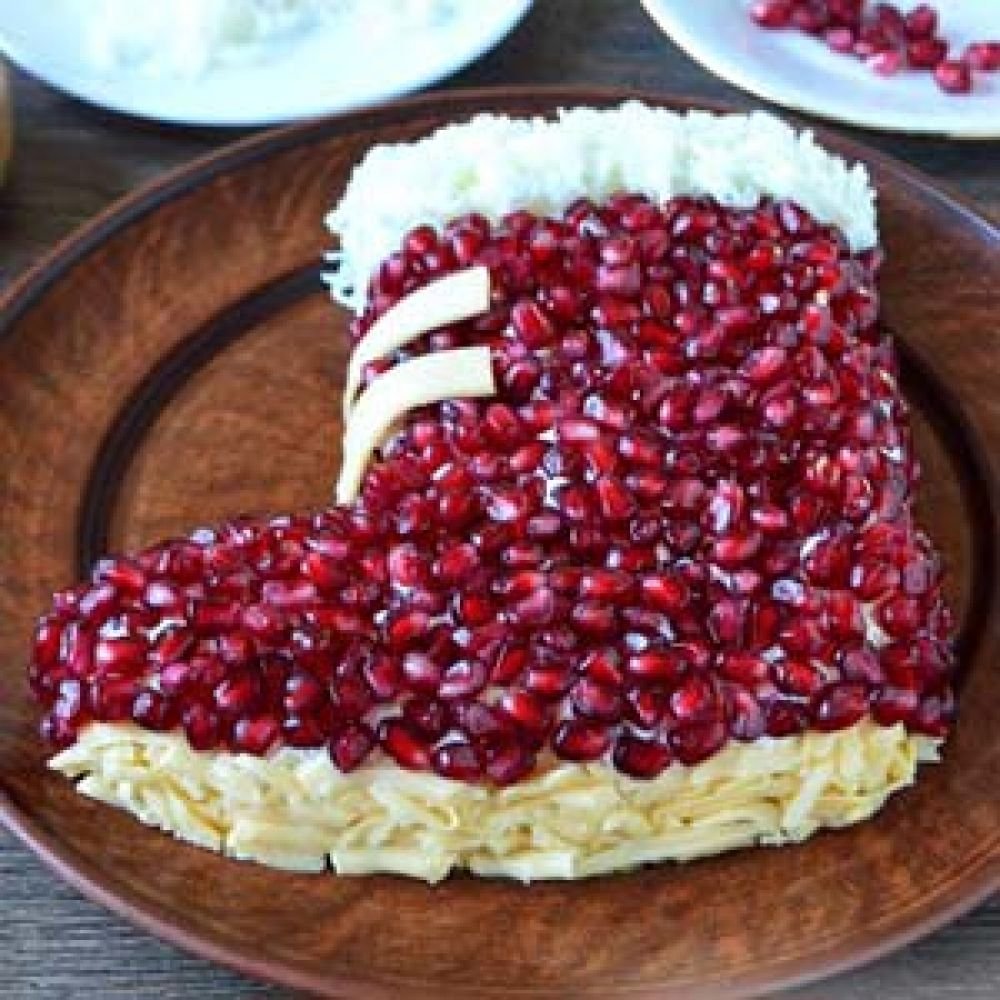 Աղցան "Ամանորյա կոշիկ"