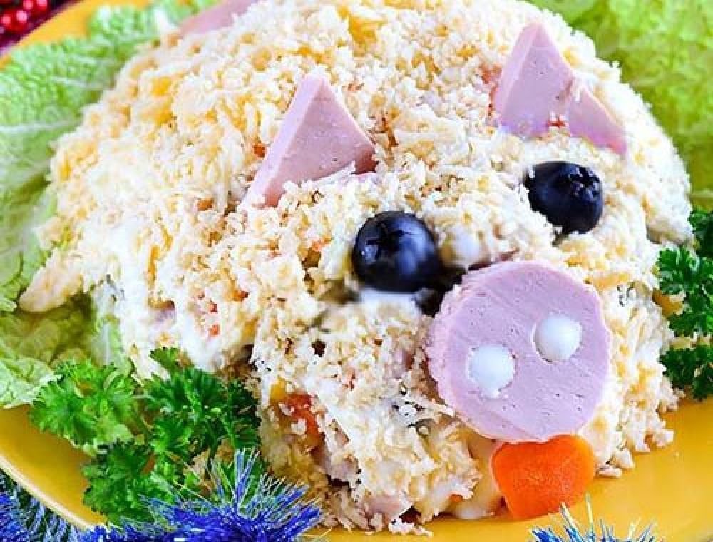 Ամանորյա աղցան՝ Խոզուկ